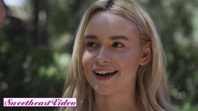 SWEETHEARTVIDEO - Busty Teacher Rewards Her Student For Her Hard Work By Licking Her Pretty Pussy