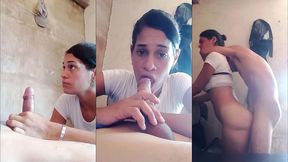 oral y anal doloroso con final inesperado