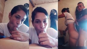 oral y anal doloroso con final inesperado