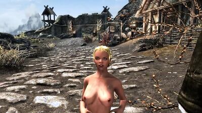 Blonde in the waterfall + bonus scenes