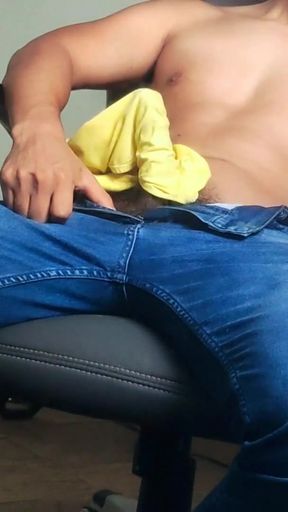 Spectacular moment from &quot;cowboy rubs his throbbing cock in underwear&quot;