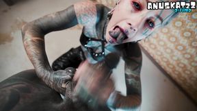 Heels, Hands, and Mouth Tattooed Pornstars Signature Move