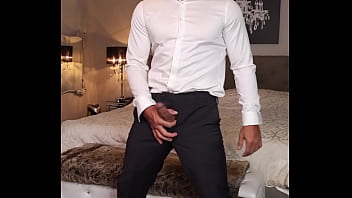 Classy Dressed And Jerking Off For You