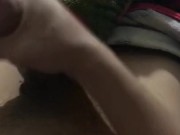 Jerking till I nut