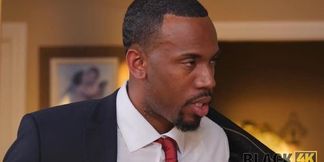 Blonde MILF Hollie Mack gets blacked by BBC in cowgirl position