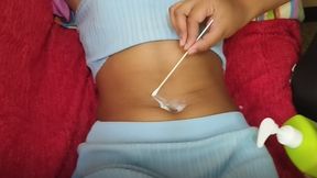 Karla's tickly belly button