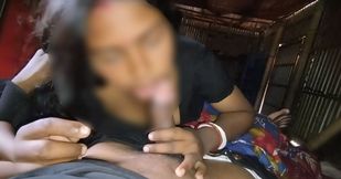 Hot Stepmom's Secret Bathroom Blowjob: Deep Pleasure for Stepson at Home