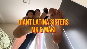 LATINA SISTERS - GIANTESS FOOT WORSHIP AND JOI