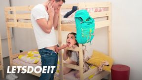 Eden Ivy Stranded And Desperate For Help &mdash;  Ends Up In A Wild Sexual Encounter - Horny&#x1F975; Hostel