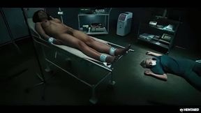 Asian Trans Cumflated From Ass Fucking
