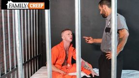 Sexy - Bearded Hot Guard Barebacks Inmate Hard And He LOVES IT