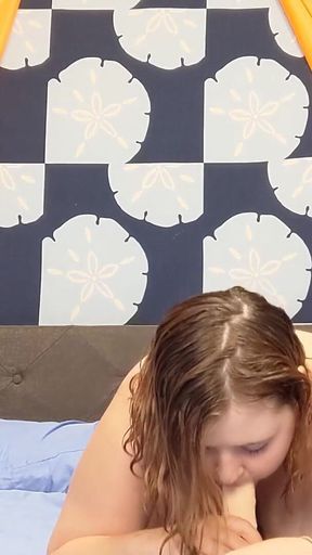 Custom POV BJ with GF watching