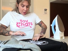 Joanna Angel Talks Dirty and Preps Topless for the Pornhub