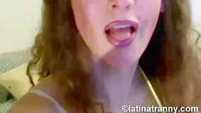 Lovely Transsexual Nikki Jerking Off Her Dick