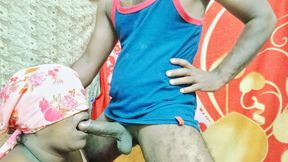 Indian Tamil Village Wife Sucking Dick or Cock Mouth Sex Finally I Poured My Cum Into My Wife&#039;s Mouth