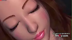 Voluptuous Beauty Seduces Lover in Sultry 3D Hentai Fantasy