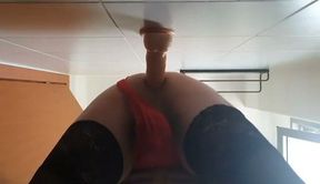 Big didlo in ass