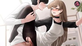 Take My Stepsister&#039;s Virginity in Stockings  Hentai Uncensored  Yusetsu  Part 3