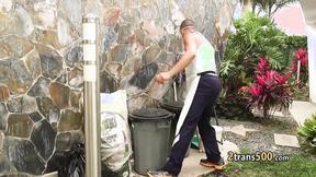 ”Guy fucks teen shemale in outfit”