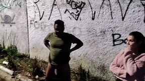 Exotic Milf Gostosa Takes Huge Cock in Favela Alley