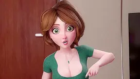 Aunt Cass helps porn obsessed son by fucking him in every way