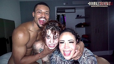 DOUBLE TROUBLE FT. CARMELA CLUTCH X MANIC MATILDA SQUIRTING EVERYWHERE