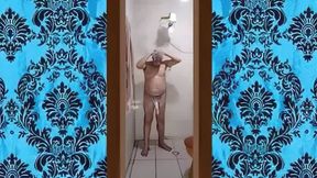 O Meu Banho Gostoso Com o Pau Duro 001