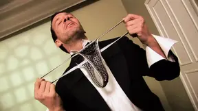 Hot international girl whispers in his ear and rides his cock