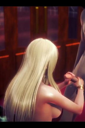 Hentai Uncensored - Nataly Handjob with Cumshot in Her Face and Footjob - Japanese Asian Manga Anime Game Porn