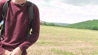 He Meets A Random Dude With A Nicely Shaped Body And Asks Him To Have Sex Out In The Fields - BIGSTR