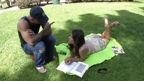 Laurie Vargas loves her tits and she keeps her pussy hairy- LatinaFever