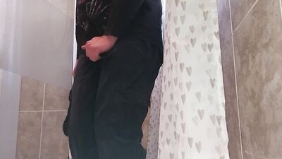 Desperate pee hold and pants wetting