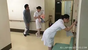 Seductive Japanese Nurse Tempts Him Into Steamy Oral Sex