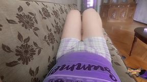 Hot femboy solo dance strips big booty shemale