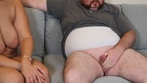 Her attempt to satisfy his micro-dick proves surprisingly effective