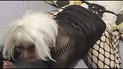 SISSY LINGERIE HAS MULTIPLE HOLES FUN