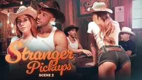 Wicked Saloon Fuck: Country Babe Stella Luxx deepthroats and gets banged by a hot stranger