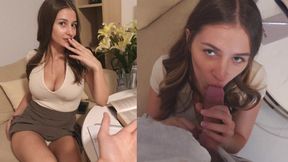 Teacher beauty mesmerizes with daring, sultry dildo confession.
