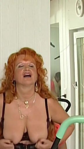 Captivating moment from &quot;Grandma goes to the gym to fuck, grandpa thinks she wants to get fit for him!&quot;