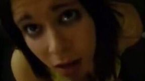 Cute amateur GF wants fat facial cumshot so she sucks hard dick like vacuum cleaner