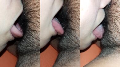Neighbor’s quick cum in her mouth while he walked in the kitchen