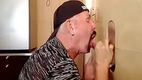 Mouthjizzed Amateur Gaydaddy Sucks And Jerks Gloryhole Cock