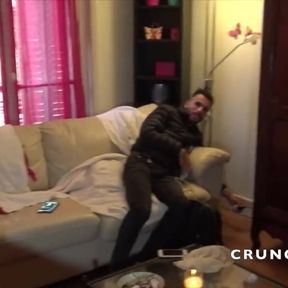 Max creampied in jockstrpa by xxl blakc cock