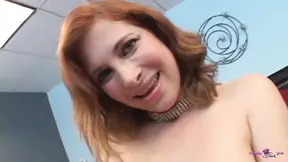 After Good Interracial Pounding Big Knockers of This Redhead Yummy MILF Are Splashed with Cum