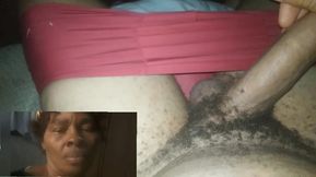 Masturbating