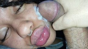 Amateur wife gets creampied in beautiful POV