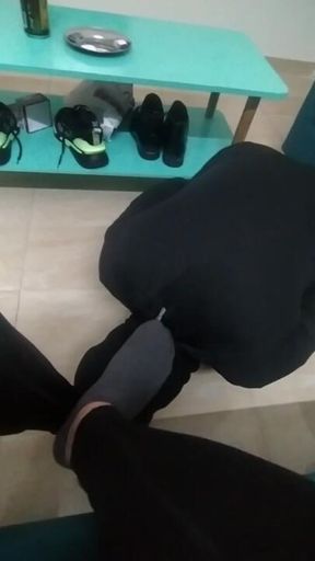 Lucky to have my holy spit...........Findom paypig cashmaster alphamaster footdom alpha malefeet cashpig finsub cuck alphacouple