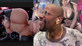 Big Breast Tight Bald Pussy Asian Slut Riding a Hard Cock, Anal Fucking a Jiggly Bald Pussy Asian Baddie