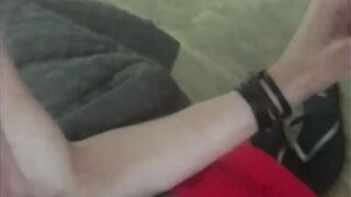 Skank ex-wife gets her face fuck and deepthroats after cum