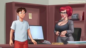 Milf With Huge Boobs Getting Fucked By Big Dick - Summertime Saga Part 47 By DarkCookie - 3D Game